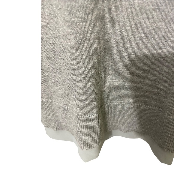 Lane Bryant women V-neck size 14/16 rayon with silk details on bottom - Picture 10 of 12